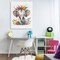 Stupell Industries Rainbow Blooms Elephant Canvas Wall Art Design by LSR Design Studio